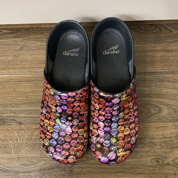 Dansko Professional Clog Multi Color Comfort Size 41 - Picture 3 of 8